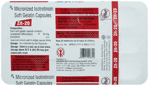 Zit 20 Softgel Capsule image Zit 20 Softgel Capsule image