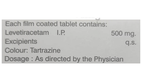 Levisep 500mg Tablet image