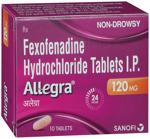 Allegra 120mg Tablet image