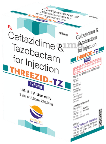 Threezid-TZ 2250mg Injection image Threezid-TZ 2250mg Injection image