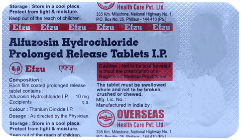 Efzu Tablet PR image