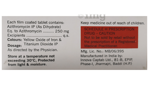 Azuthro 250 Tablet image