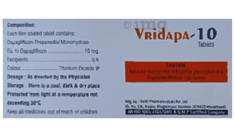 Vridapa 10 Tablet image