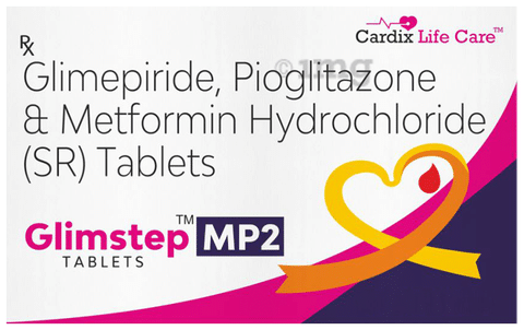 Glimstep MP 2mg/500mg/15mg Tablet