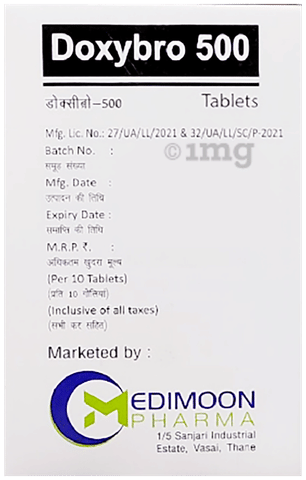 Doxybro 500 Tablet image Doxybro 500 Tablet image