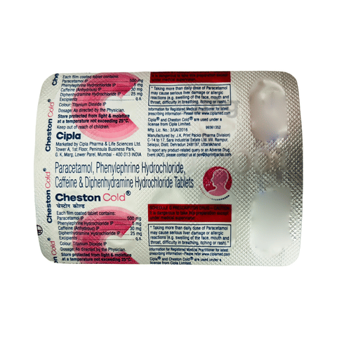 Cheston Cold Tablet image