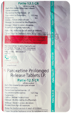 Patix 12.5 CR Tablet image Patix 12.5 CR Tablet image