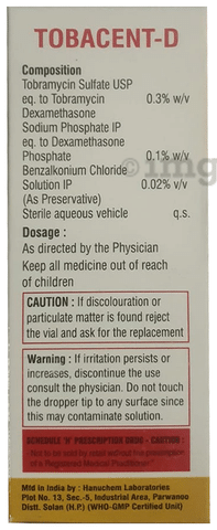 Tobacent-D Ophthalmic Solution