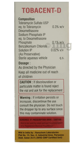 Tobacent-D Ophthalmic Solution image Tobacent-D Ophthalmic Solution image