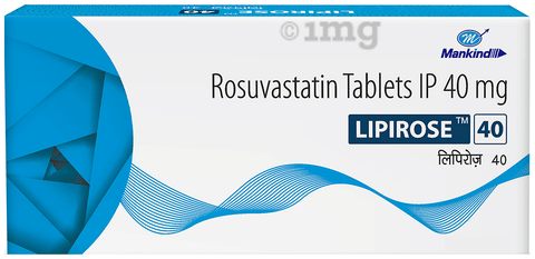 Lipirose 40 Tablet image Lipirose 40 Tablet image