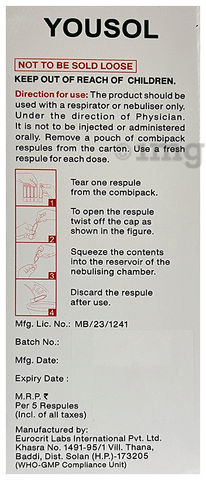 Yousol Respiratory Solution (2.5ml Each)
