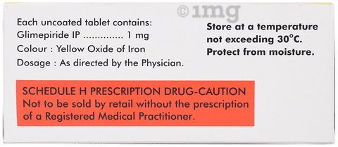 Diapride 1 Tablet image