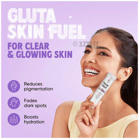 skin fuel glutathione Wellbeing Nutrition Skin Fuel Liposomal Glutathione | Vit C,E | Radiance & Pigmentation | Flavour Blueberry & Mint: Buy box of 1.0 Bottle at best price in India