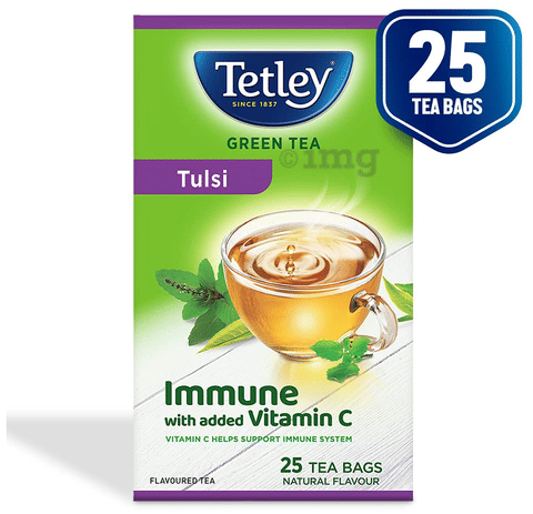 Tetley Green Tea Immune with added Vitamin C Tea Bag Each