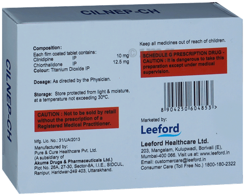 Cilnep-CH Tablet image