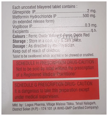 Glimcus-MV 2.3 Tablet ER