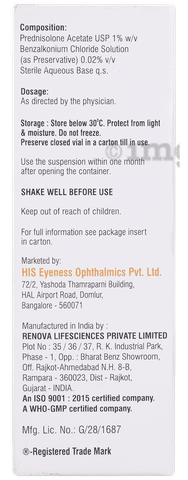 Predina 1% Eye Drop image