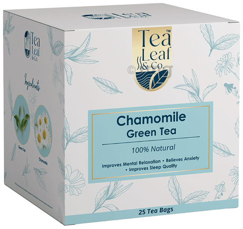 Peach Chamomile Green Tea  20 Eco Friendly Bags  Mittal Teas