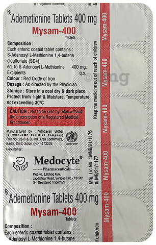 Mysam 400 Tablet image