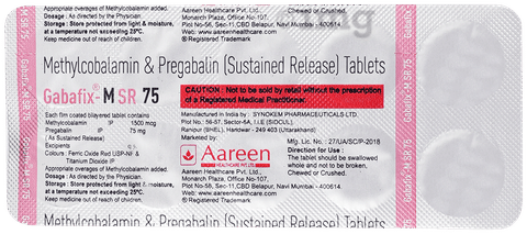 Gabafix-M SR Tablet