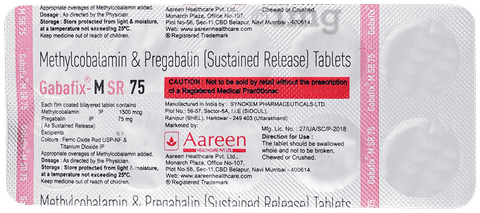 Gabafix-M SR Tablet image