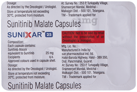 Sunixar 25 Capsule image