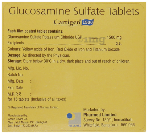 Cartigen 1500 Tablet image Cartigen 1500 Tablet image