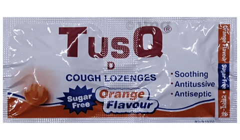 Tusq-D Cough Lozenges Orange Sugar Free image Tusq-D Cough Lozenges Orange Sugar Free image