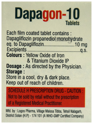 Dapagon 10 Tablet image