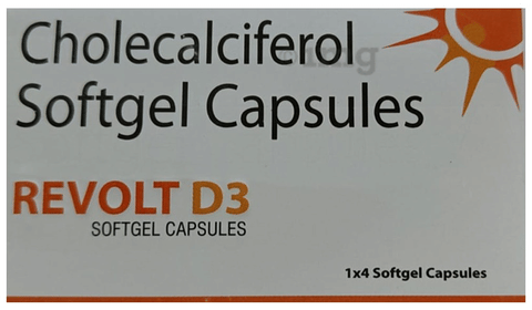 Revolt D3 Softgel Capsule image