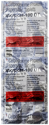 Microcef 100mg Tablet DT image Microcef 100mg Tablet DT image