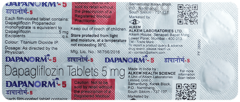 Dapanorm 5mg Tablet image