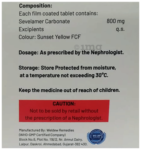 Sevasor 800 Tablet image Sevasor 800 Tablet image