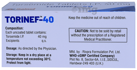 Torinef 40 Tablet