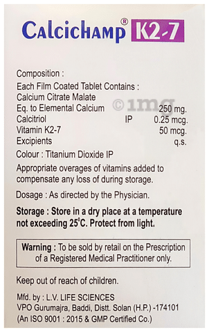 Calcichamp K2 7 Tablet