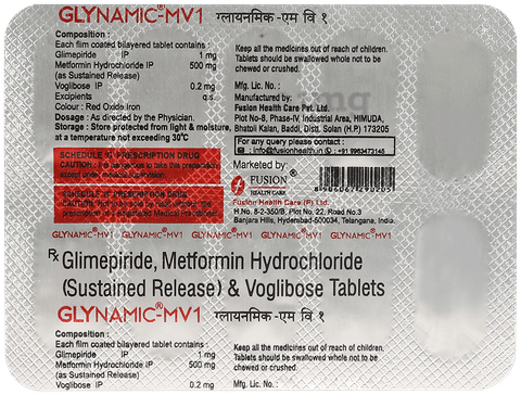 Glynamic MV 1 Tablet image