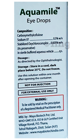 Aquamile Eye Drop image