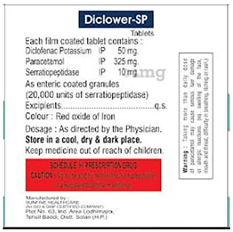 Diclower-SP Tablet image
