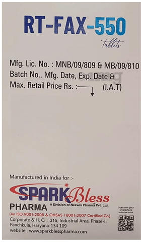 RT-Fax 550 Tablet image