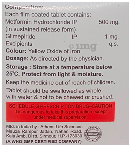 Metdica 1 Tablet SR