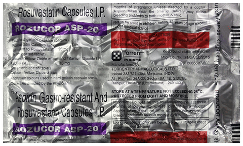 Rozucor ASP 20mg/75mg Capsule image