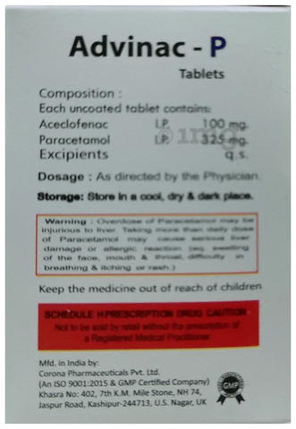 Advinac-P Tablet image Advinac-P Tablet image