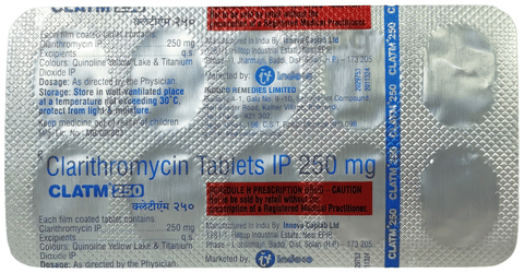 Clatm 250mg Tablet image