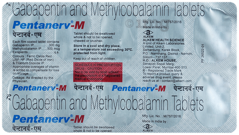 Pentanerv M 300mg/500mcg Tablet