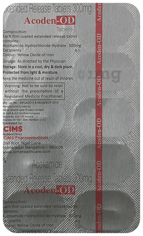 Acoden-OD Tablet image