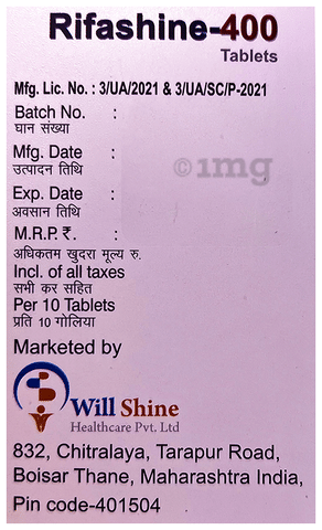 Rifashine 400 Tablet image Rifashine 400 Tablet image