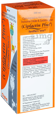 Ciplactin Plus  Syrup image