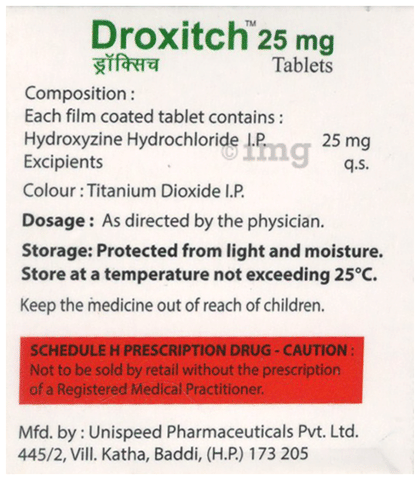 Droxitch 25mg Tablet image Droxitch 25mg Tablet image