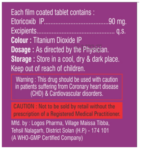 Arthfic 90 Tablet image