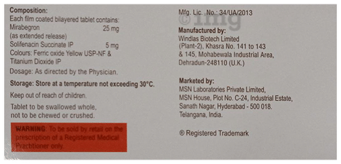 Mirabig-S 25 Tablet ER